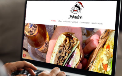 Site internet pour Jobastre, le meilleur sandwich de Toulouse